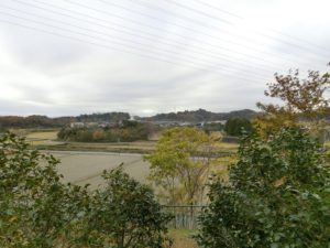 【上川町遊歩道公園展望台付近の景色】