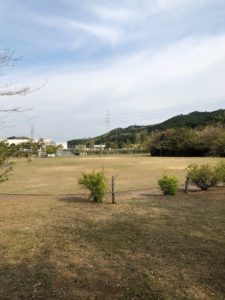 【ボール遊びもできそうな広陽公園】