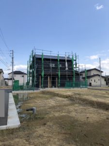 【リヴェール大津に建築中のお客様の住まいの全貌がみえてきました】