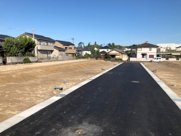 【相可駅西に誕生した住宅分譲地ヴァン・ヴェール相可駅西1号道路】