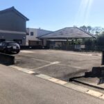 【山室町300万円土地手前からの外観】