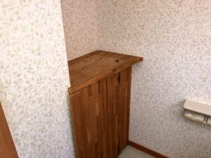 【トイレ内のちょっとした棚＆収納】