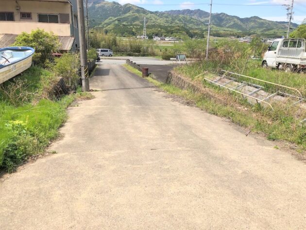 【桂瀬町土地215坪645万円入口上から】