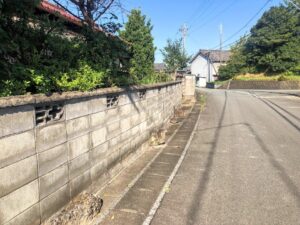 【上川町土地道路側溝】