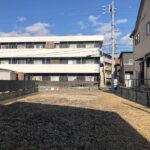 【久保町780万円土地外観奥から】