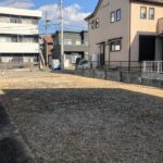 【久保町780万円土地外観奥から】