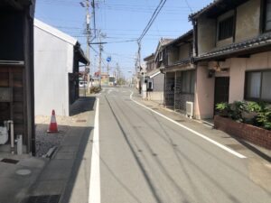 【大黒田町土地前面道路】