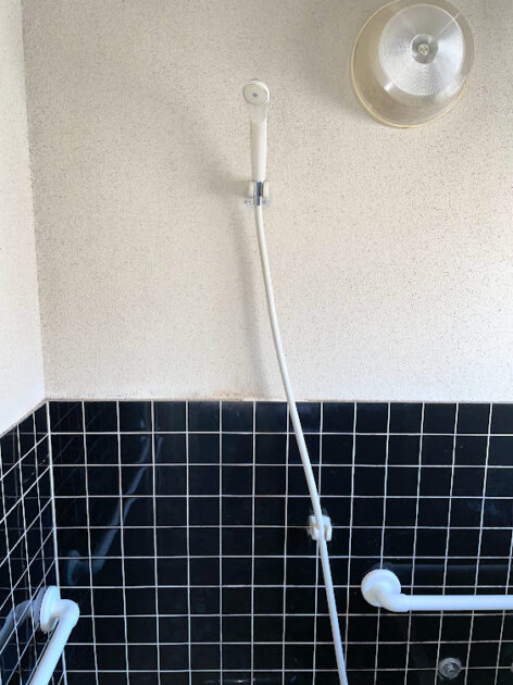 【きれいなシャワーのある浴室】