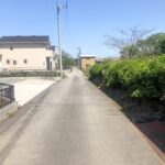 【多気町相可倉庫用土地185坪　前面道路】