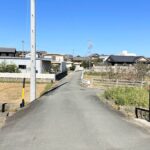 【久保町790万円土地前面道路】