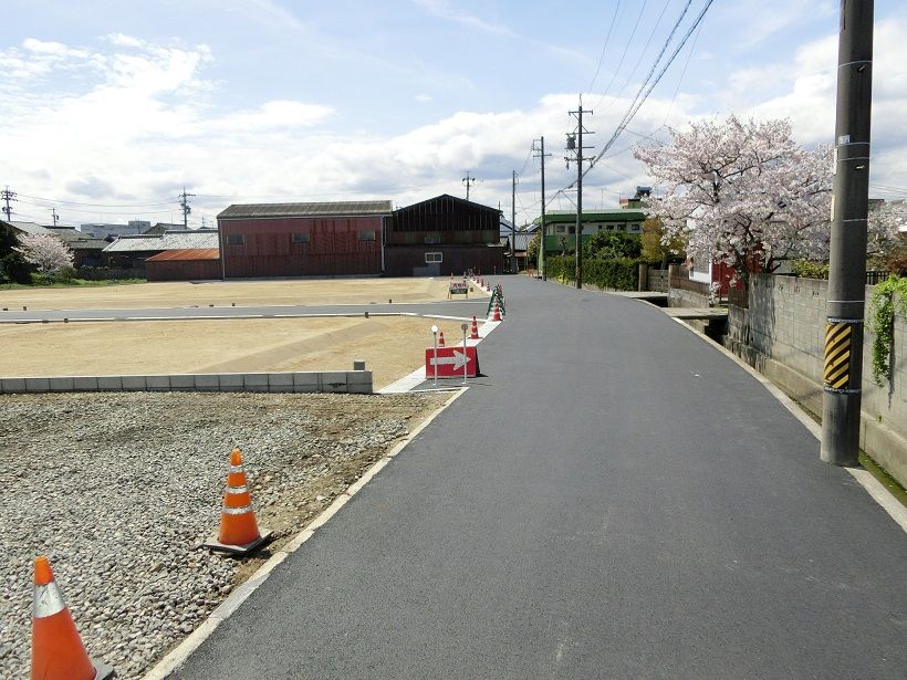 進入路市道部分入口から